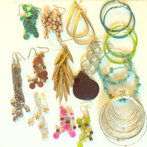 Earring collection - 15 pairs!