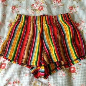 Brandy Melville Rainbow Shorts