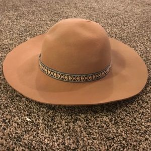 Brown floppy hat