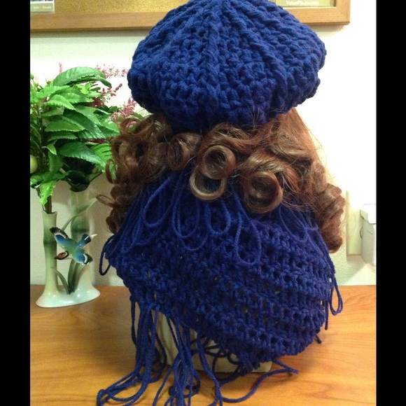 Crochet News Boy Hat & Scarf Set