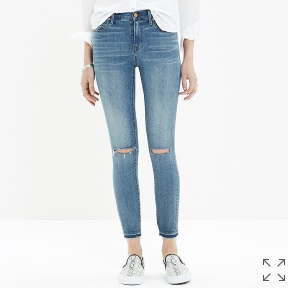 Madewell high riser skinny jeans