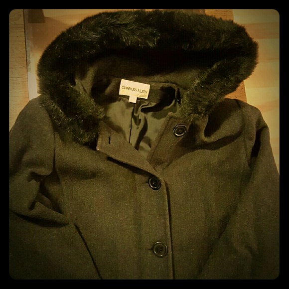 charles klein wool coat