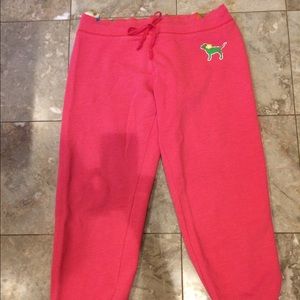 Pink Cropped Sweats