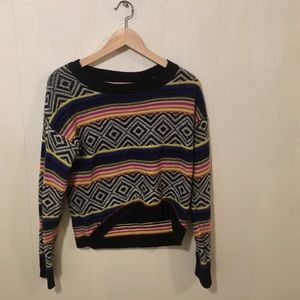 Multi colored sweater