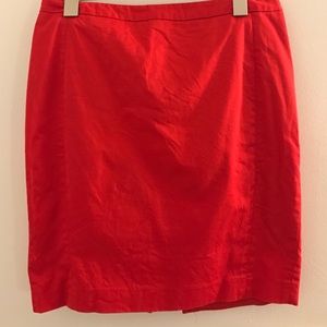 Red Express Pencil Skirt