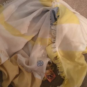 Tory Burch NWOT Silk and Wool Scarf