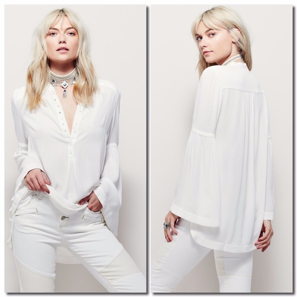 🎀HP🎀 Free People Bell Sleeve Top - Picture 2 of 3