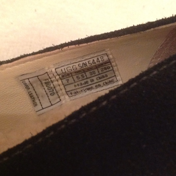 UUG Wedge Shoes Size 7 Black - Picture 2 of 4