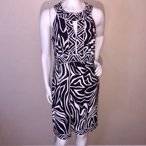 Enfocus Studio Size 10 Dress Zebra Print