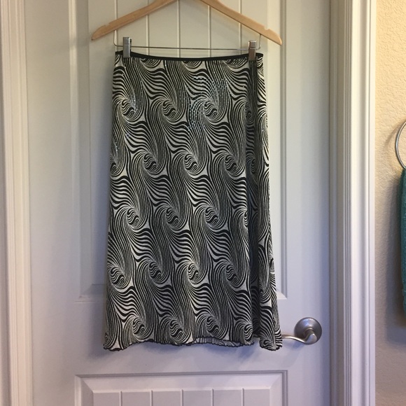 Black and white skirt