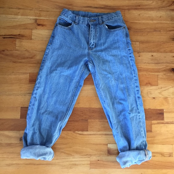 High waisted mom jeans