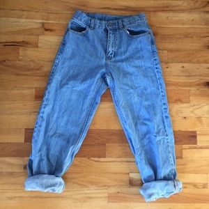 High waisted mom jeans