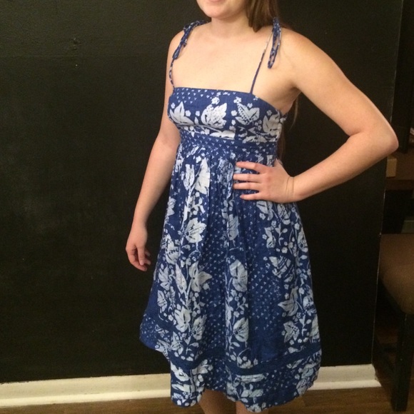 Tied Spaghetti Strap Sundress