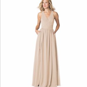 Bari Jay 1605 beige bridesmaid dress NWT