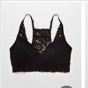 Aerie Lace Push-up Racerback Bralette for sale