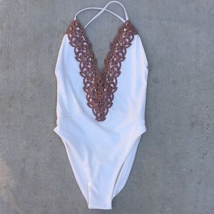 NWT! Blue Life Swim one piece swimsuit