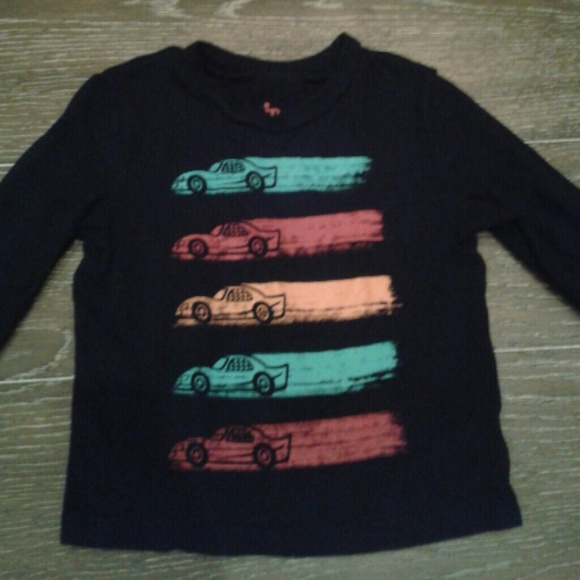 Circo Boy Long Sleeve Tshirt with Race Cars - Picture 3 of 4