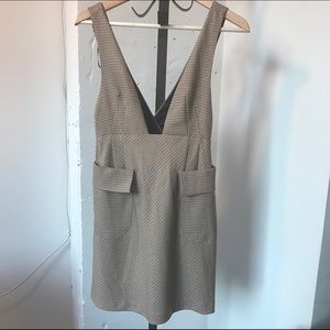 Zara Low-cut Pinafore Dress