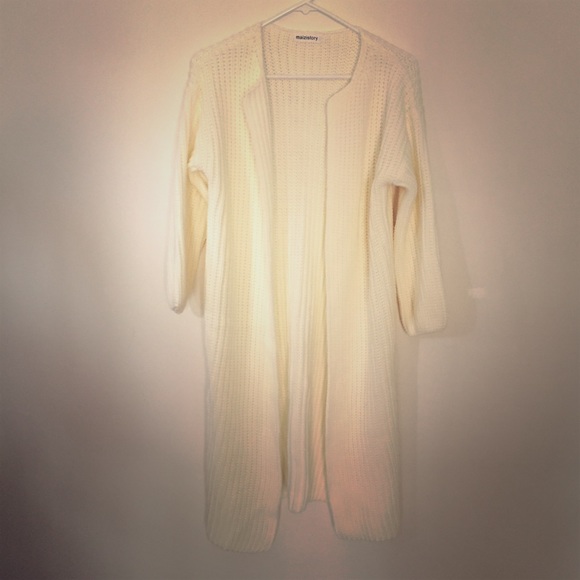 3/4 Length Open Sweater Cardigan