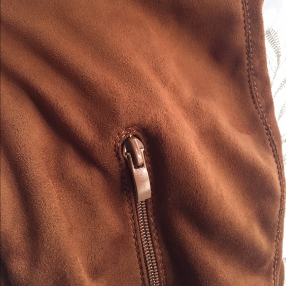 🏆HOST PICK🏆SOLD OUT❣️ Semi-Flat Heel Over-the-Knee cognac - Picture 2 of 5