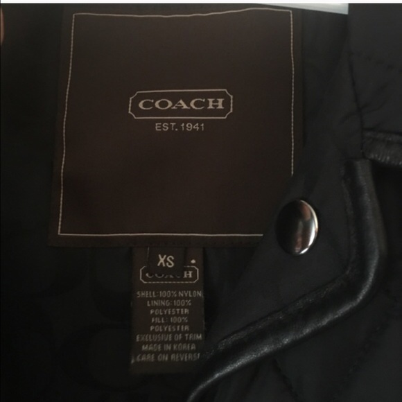 Black Coach Jacket ❄️ - Picture 3 of 3