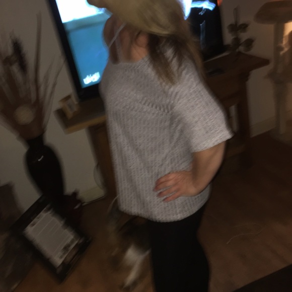 🎉🎉Host pick! 🎉Criss cross cold shoulder tee🎉 - Picture 4 of 4