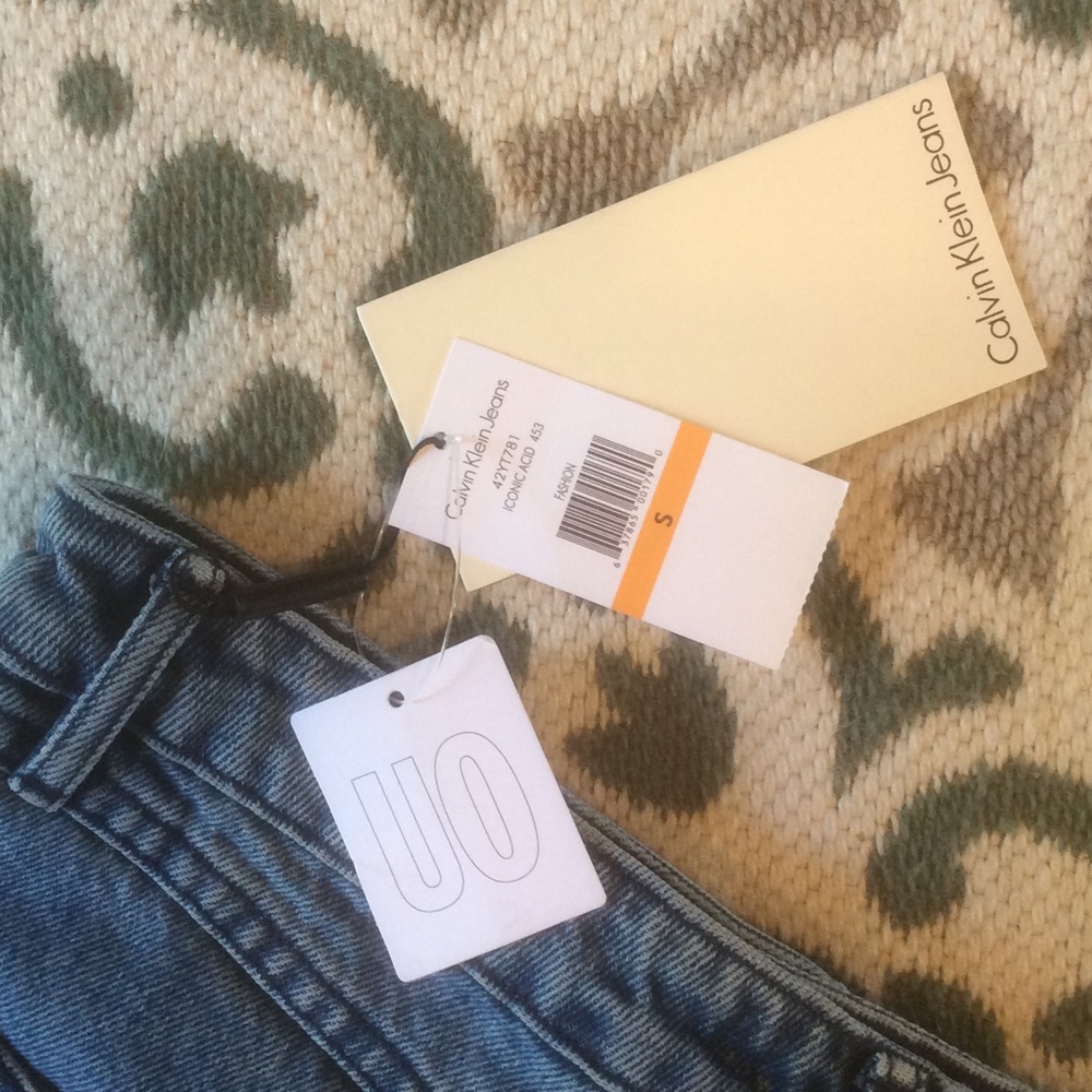 Urban Outfitters X Calvin Klein Denim Mini Skirt - Picture 7 of 8