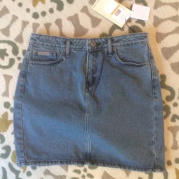 Urban Outfitters X Calvin Klein Denim Mini Skirt - Picture 5 of 8