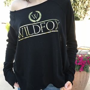 Black Wildfox off the shoulder