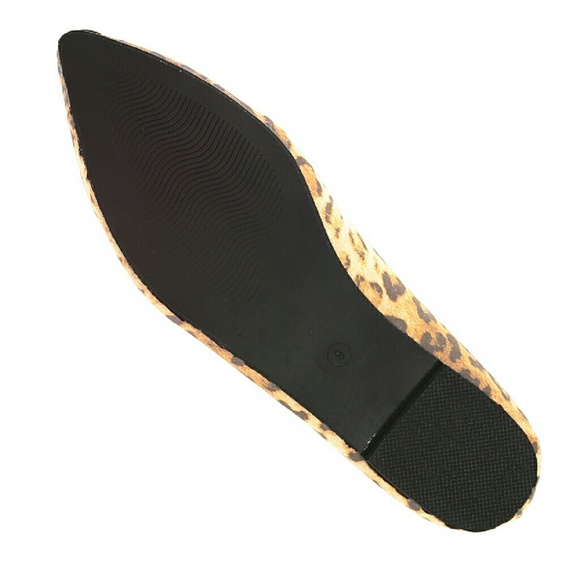 Tory K Women Leopard Flats B-1350 Light Brown - Picture 2 of 5