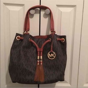 MK Jet Set drawstring bag