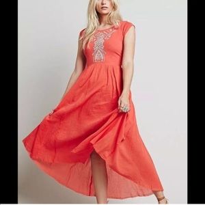 Free people Meadows embroidered cutout dress 👗
