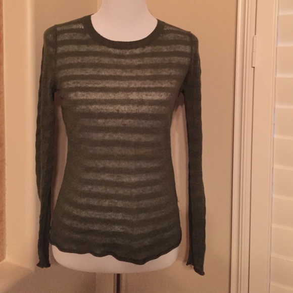 Banana Republic green lightweight sweater, size S