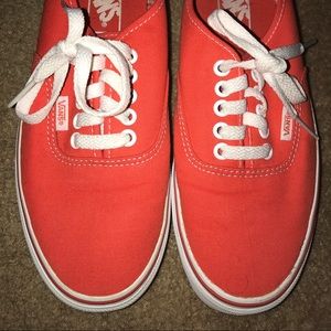Orange Vans