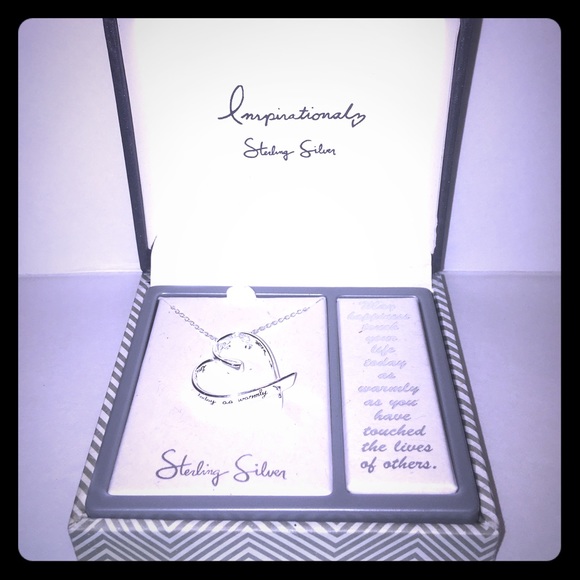 Engraved Sterling Silver pendant with chain