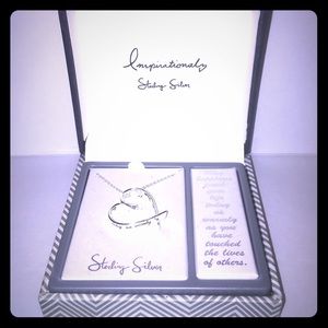 Engraved Sterling Silver pendant with chain