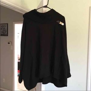 Calvin Klein poncho sweater