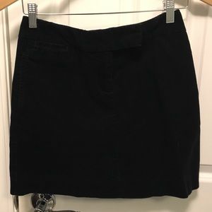 J.Crew Navy French Corduroy Mini Skirt Size 0