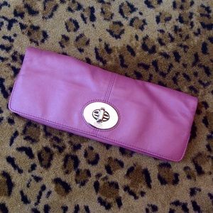 Purple/Pink Coach Clutch