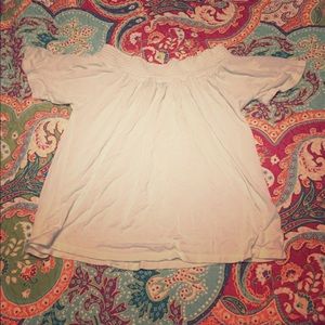 Off The Shoulder NWOT White Blouse