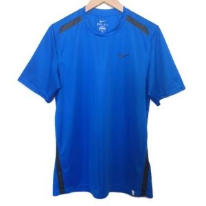 Nike Dri Fit Blue Tennis Shirt