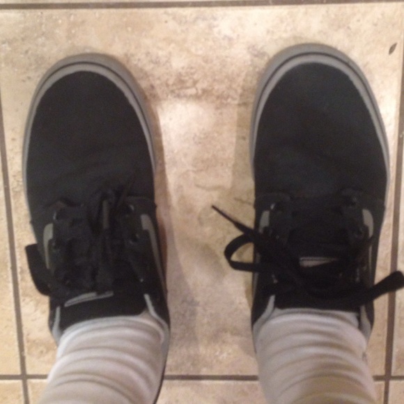 Grey vans shoes