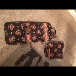 Vera Bradley Makeup and Duster bag.