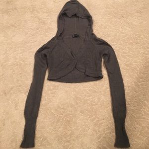 Cropped Zara wool cardigan