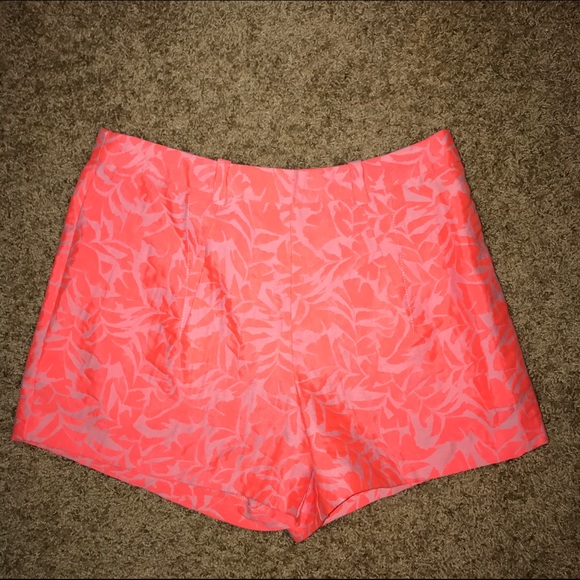 J. Crew Collection Bright Pink High Waisted Shorts