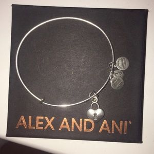 Alex & Ani Key to My Heart Bangle