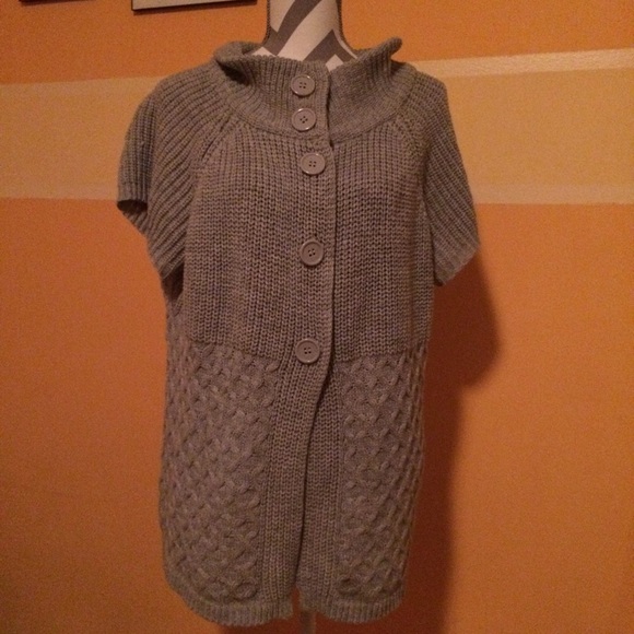 Button down sweater