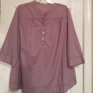 Pretty in purple tunic by Coldwater Creek.