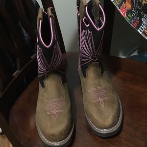 Size 8w John Deere boots