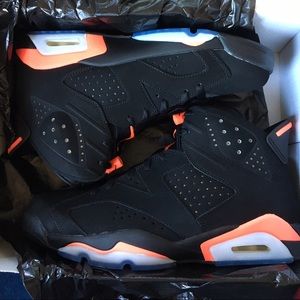 Men's Air Jordan 6 Retro Black/Infrared